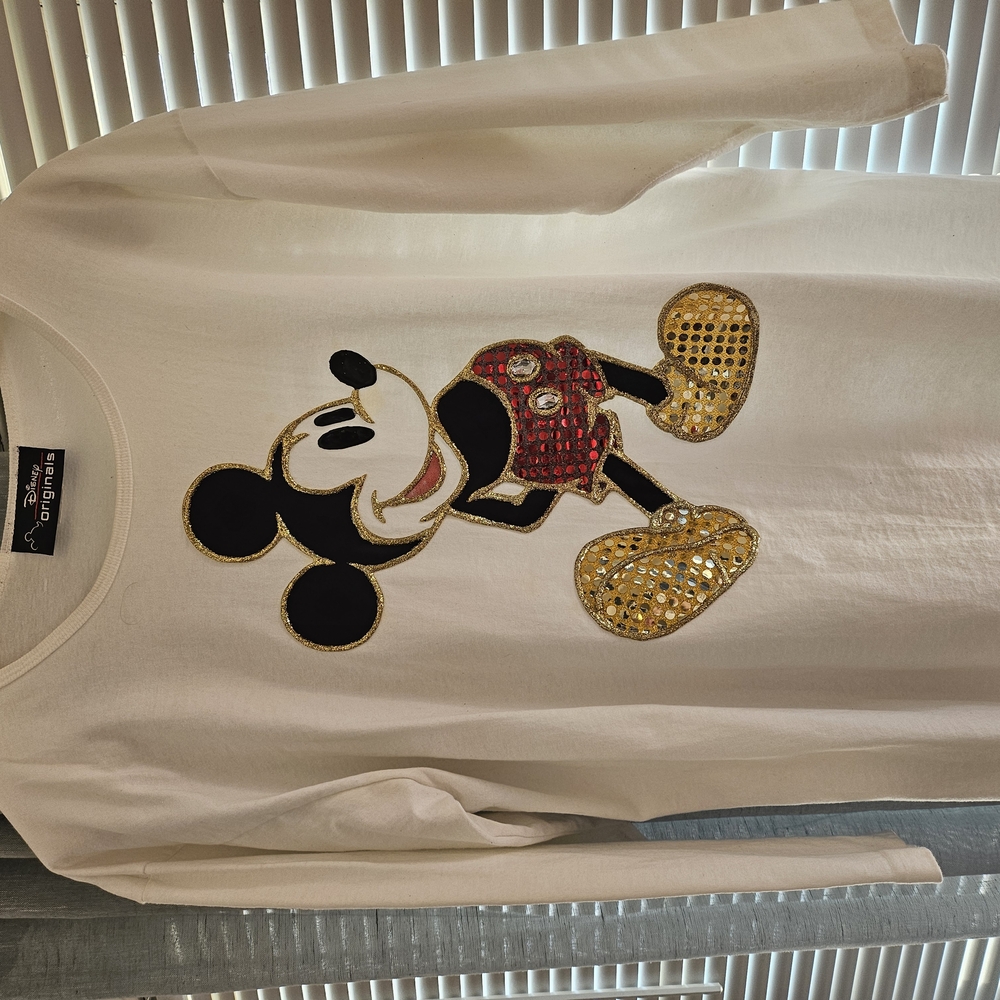Vintage Disney Originals White Mickey Mouse Shirt